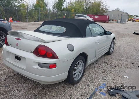 2001 Mitsubishi Eclipse Spyder Gs z USA, uszkodzony, nr VIN 4A3AE45G11E192386